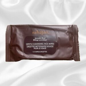 Sahajan Vegan Makeup Remover Wipes - Ayurvedic Face Towelettes 12pk (5ct each)